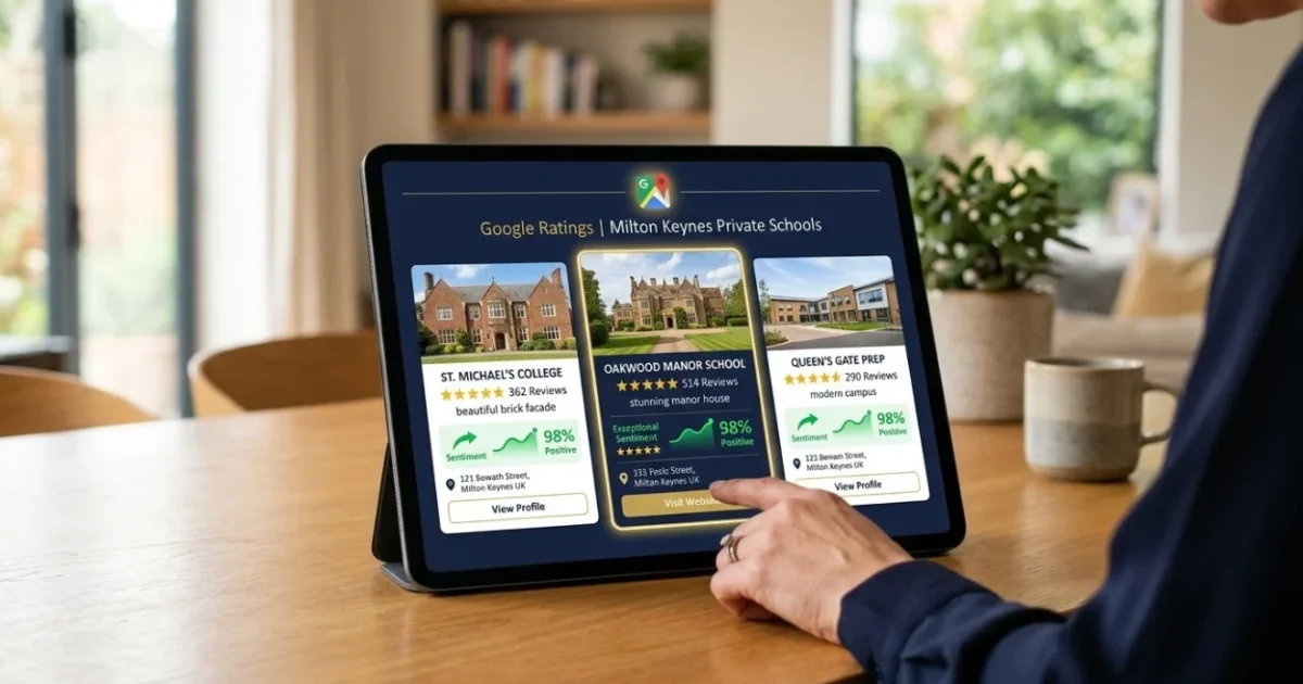 How Do Milton Keynes Private Schools Compare on Google Ratings?