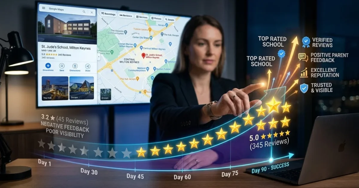 How Do Milton Keynes Schools Raise Their Google Rating in 90 Days?