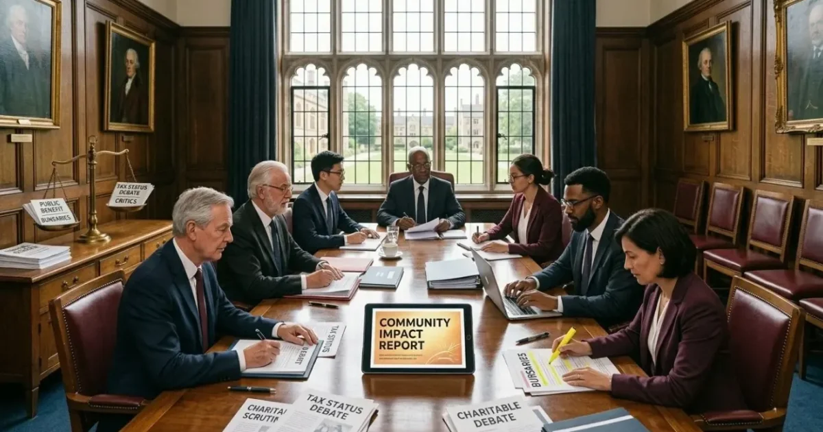 How Do Private Schools Manage Reputation During Charitable Status Disputes?