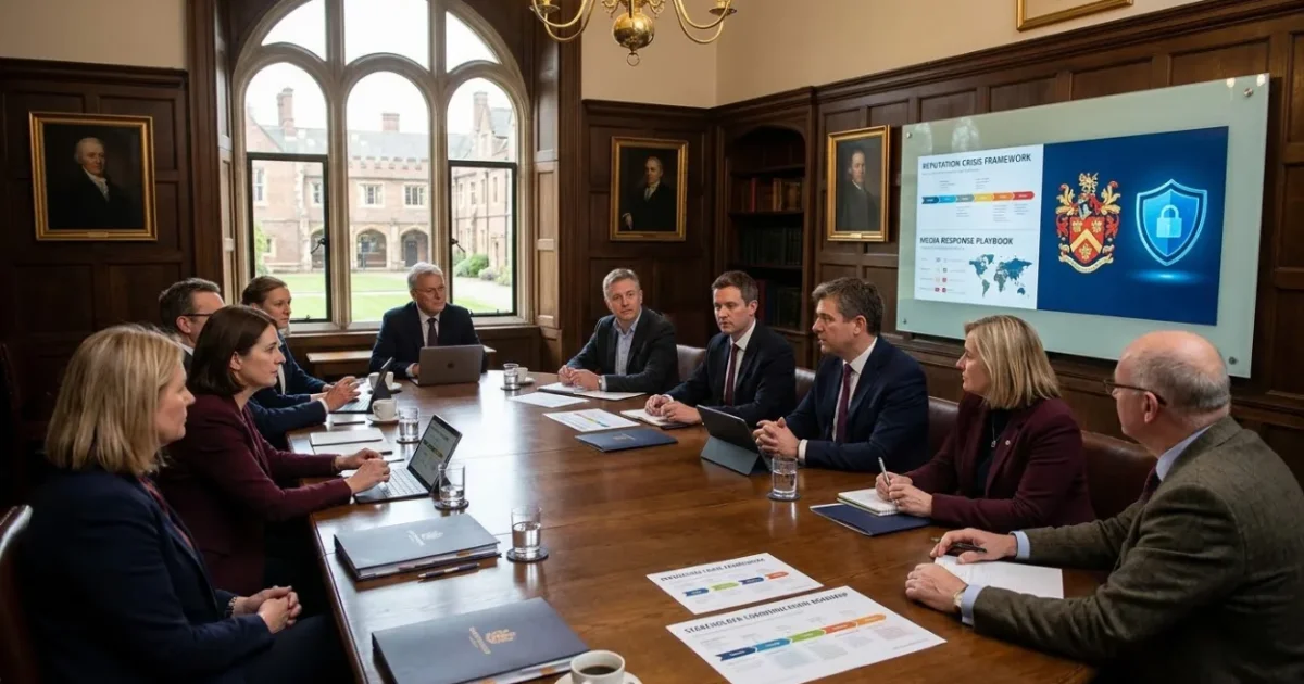 How Do Private Schools Prepare Reputation Defences for Policy Announcements?
