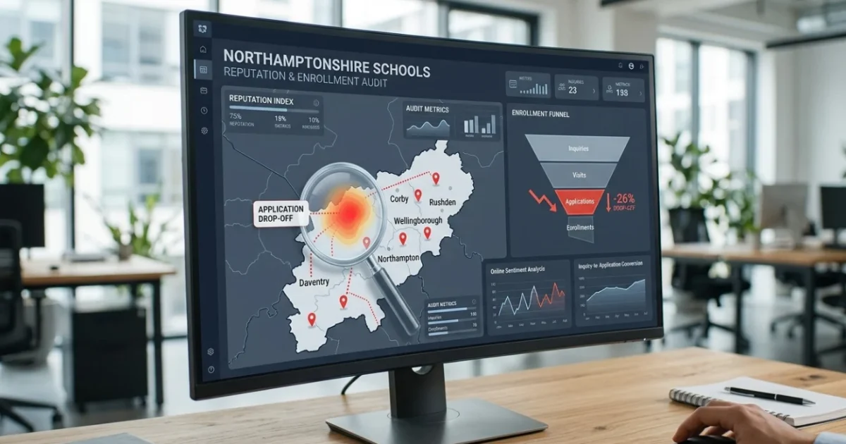 How Does a Reputation Audit Show Where Northamptonshire Schools Lose Applicants?