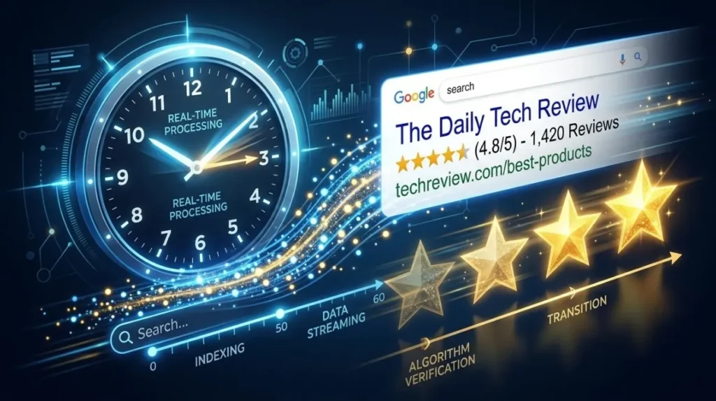 How Quickly Can Star Ratings Appear in Google Search?