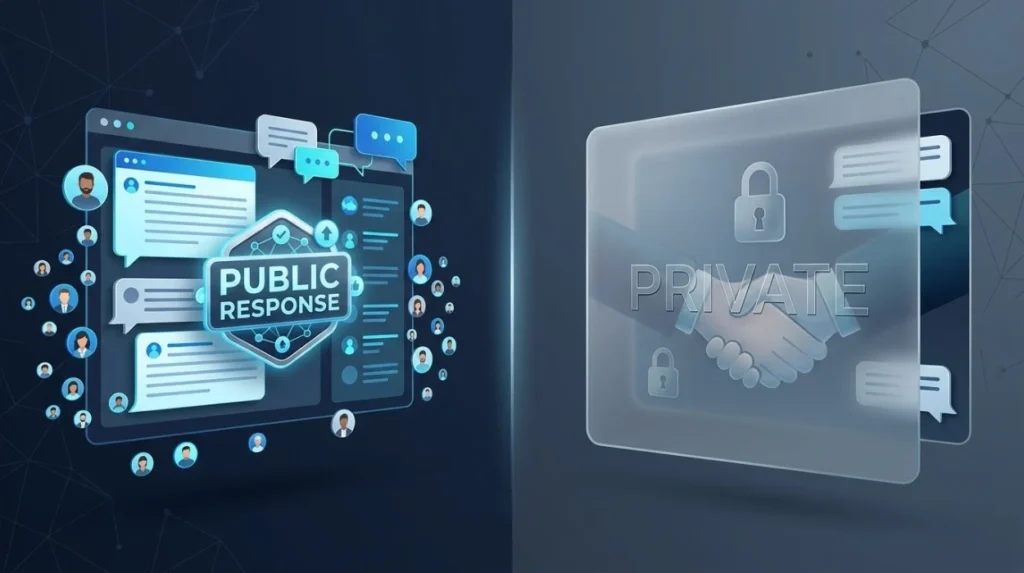 Is Publicly Responding to a Negative Review Better Than Taking the Discussion Private?