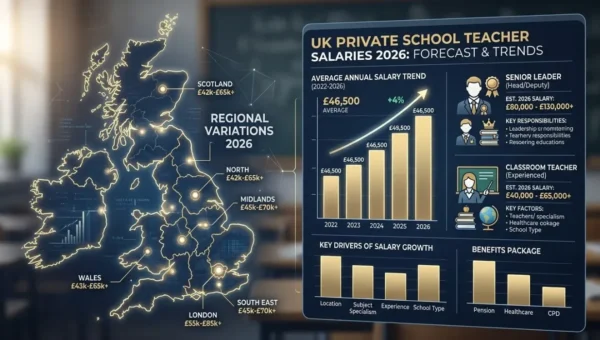 Private School Teacher Salary UK 2026 Pay Scales by Region and Role