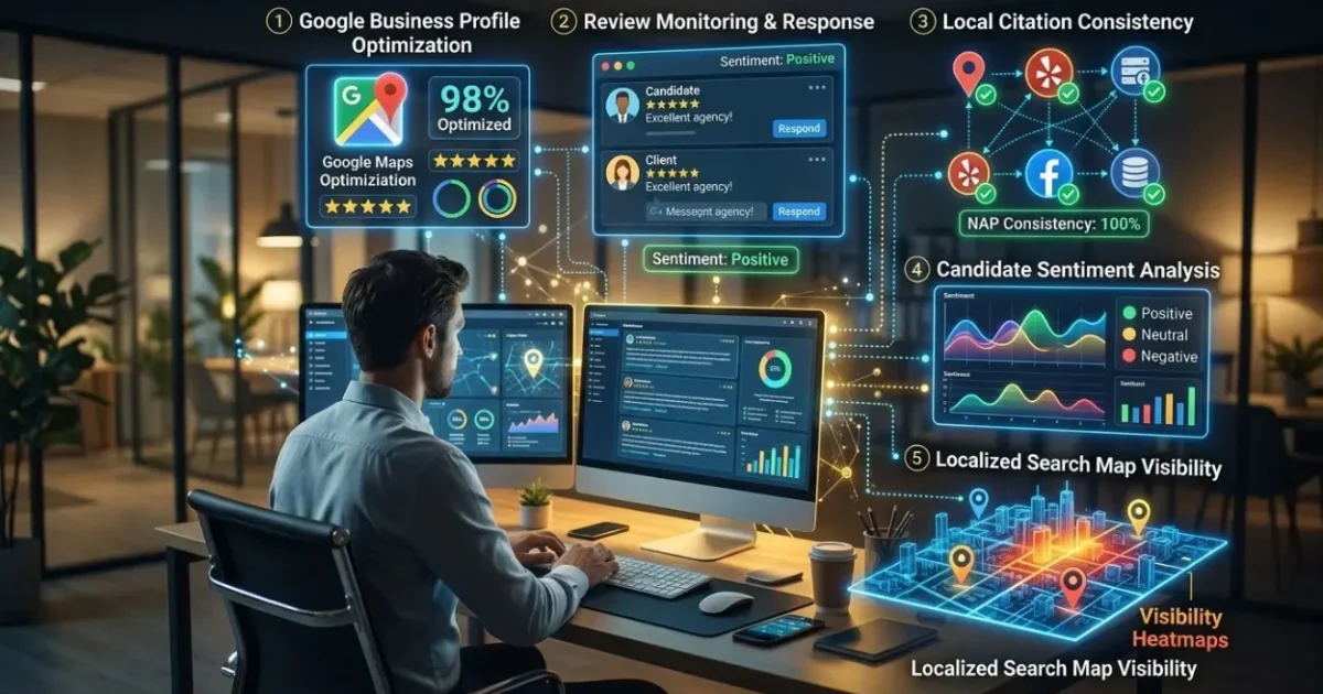 What Does Local Search Reputation Management Include for Recruiters?