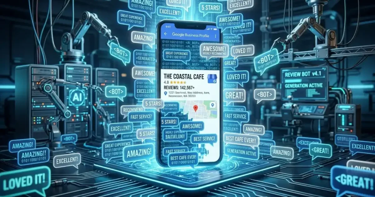 Why AI-Generated Reviews Are Flooding Google Business Profiles