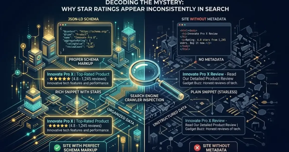 Why Star Ratings Show Up in Google Search but Not Always Yours
