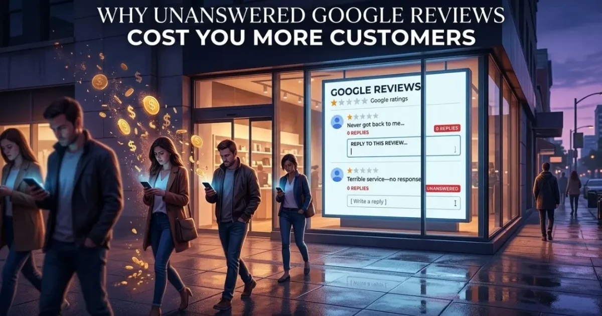 Why Unanswered Google Reviews Cost You More Customers