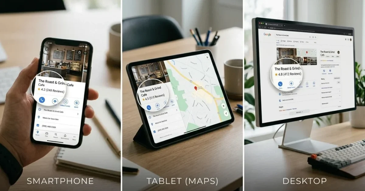Why Your Google Rating Differs Across Mobile, Maps, and Desktop