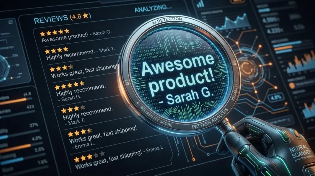 Why are AI-generated fake reviews difficult to detect?