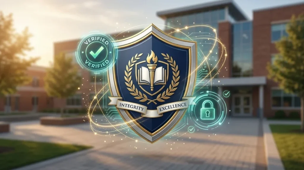 Why are authority and trust signals important for school information?